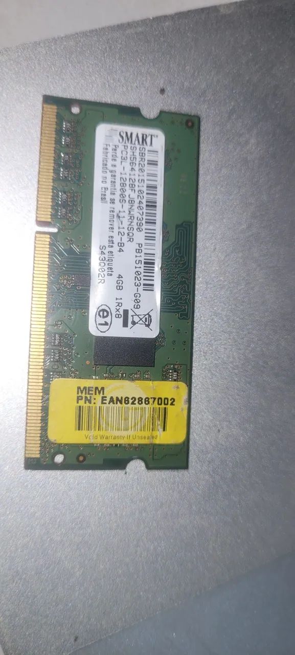 Memória RAM ddr3 notebook 