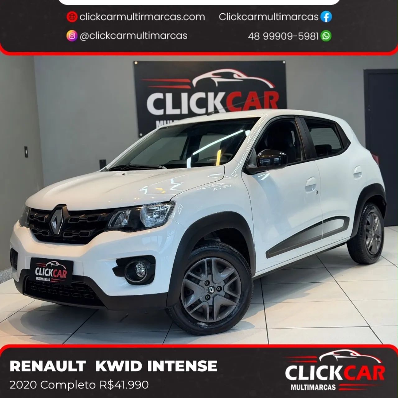 Renault Kwid 1.0 Intense 2020 - Foto 5