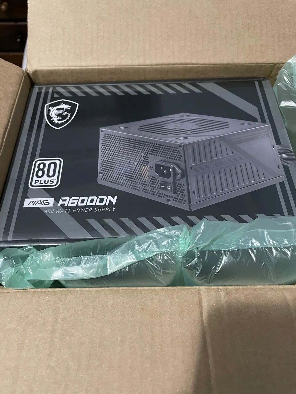 Fonte MSI 600w Lacrada. - Foto 3