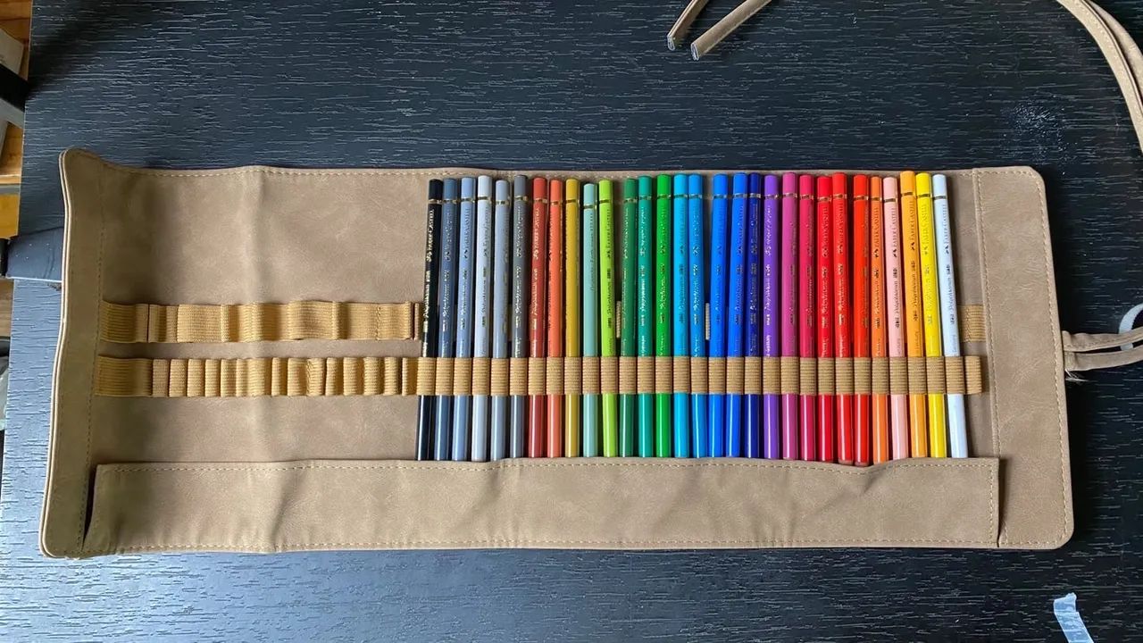 Polychromos Faber castell e estojo de enrolar - Foto 4