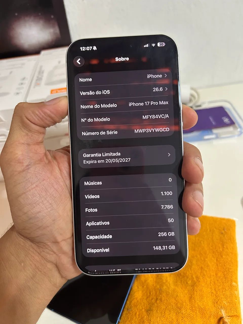 iPhone 17 pro Max 256 1 mês de uso  - Foto 2