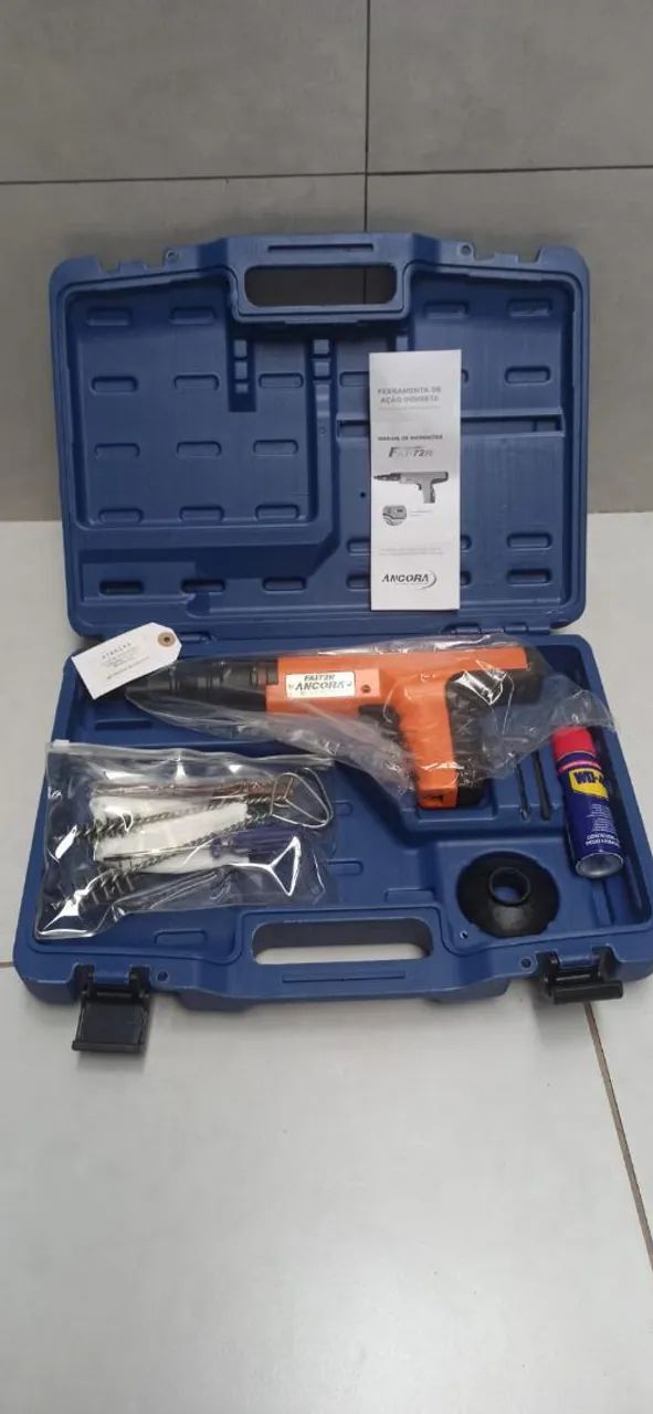 Pistola de Fixação FAI 72N + Cartuchos e Pinos