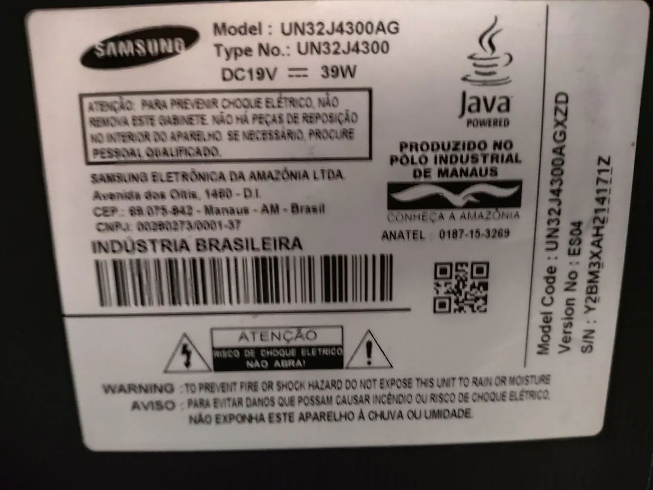  Samsung 32 polegadas - Modelo UN32J4300AG  - Foto 3