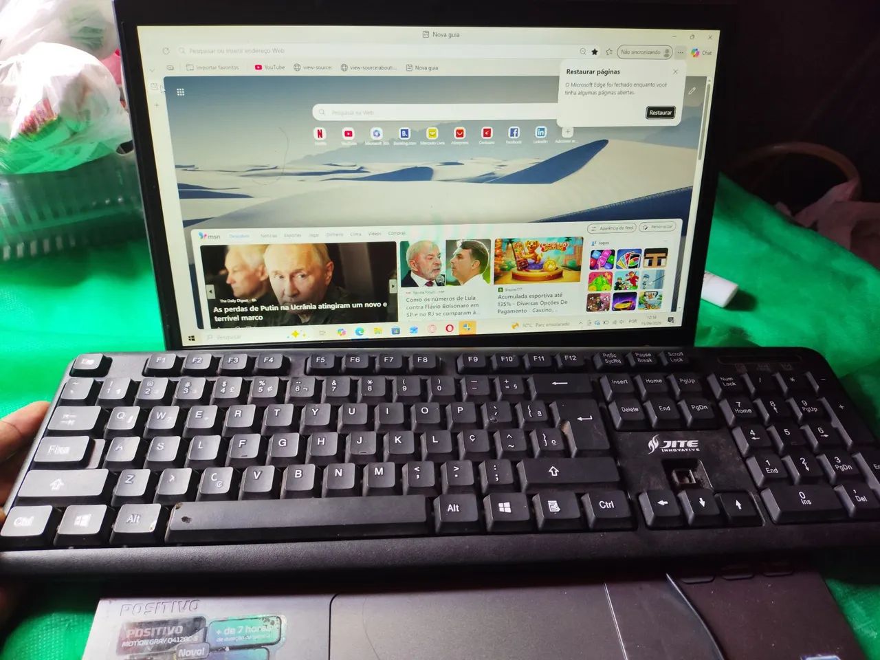 Vendo notebook positivo 128 gb 4 de ram - Foto 5