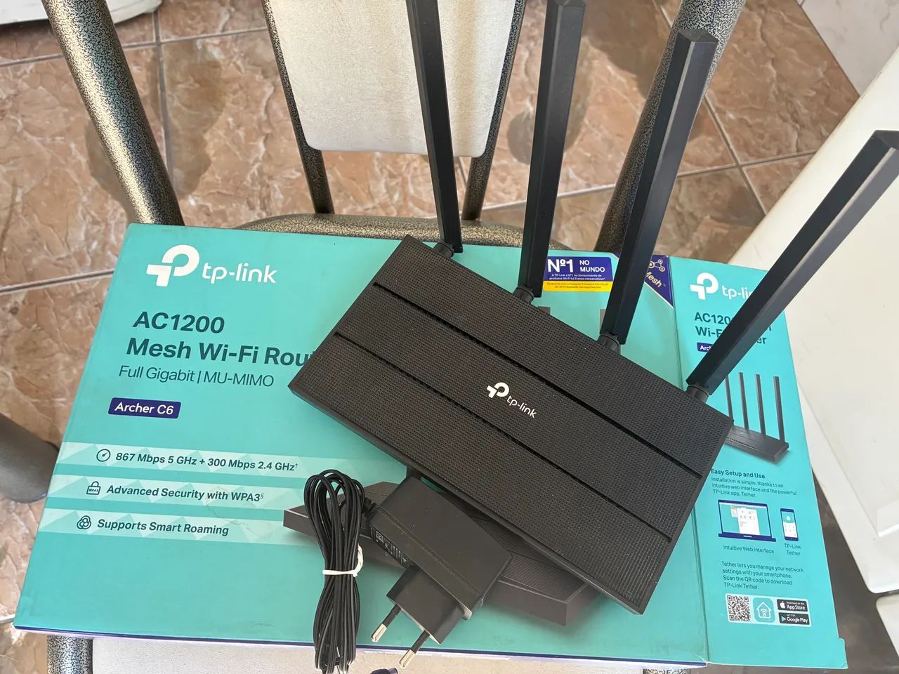 Roteador TP-LINK ARCHER C6 - Foto 2