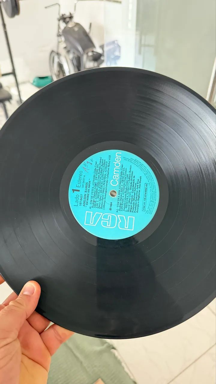 Disco vinil Adilson Ramos - Em nome do amor  - Foto 3