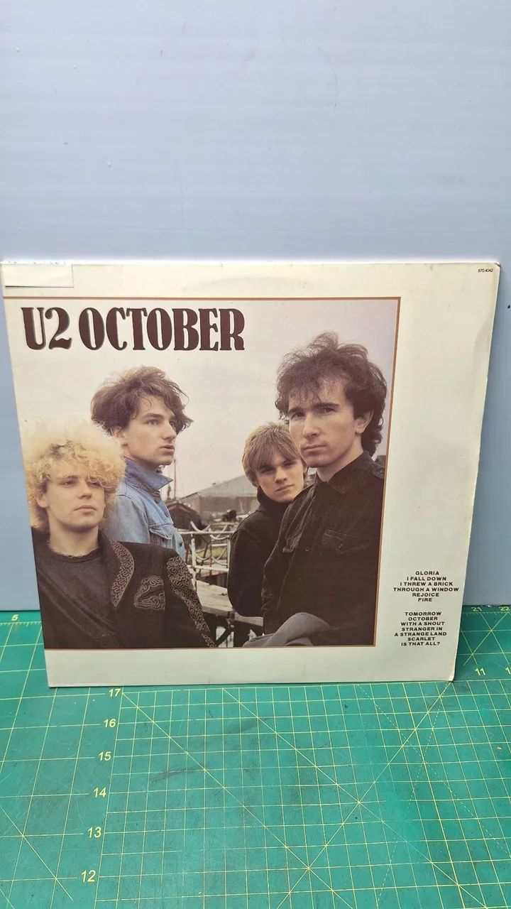 Lp U2 October De 1981 Nacional Gloria Fall Down Rejoice Fire