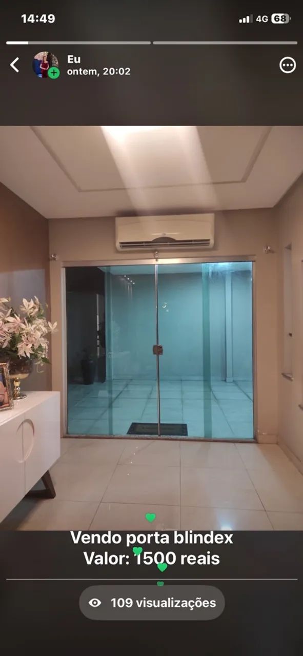 Porta blindex 
