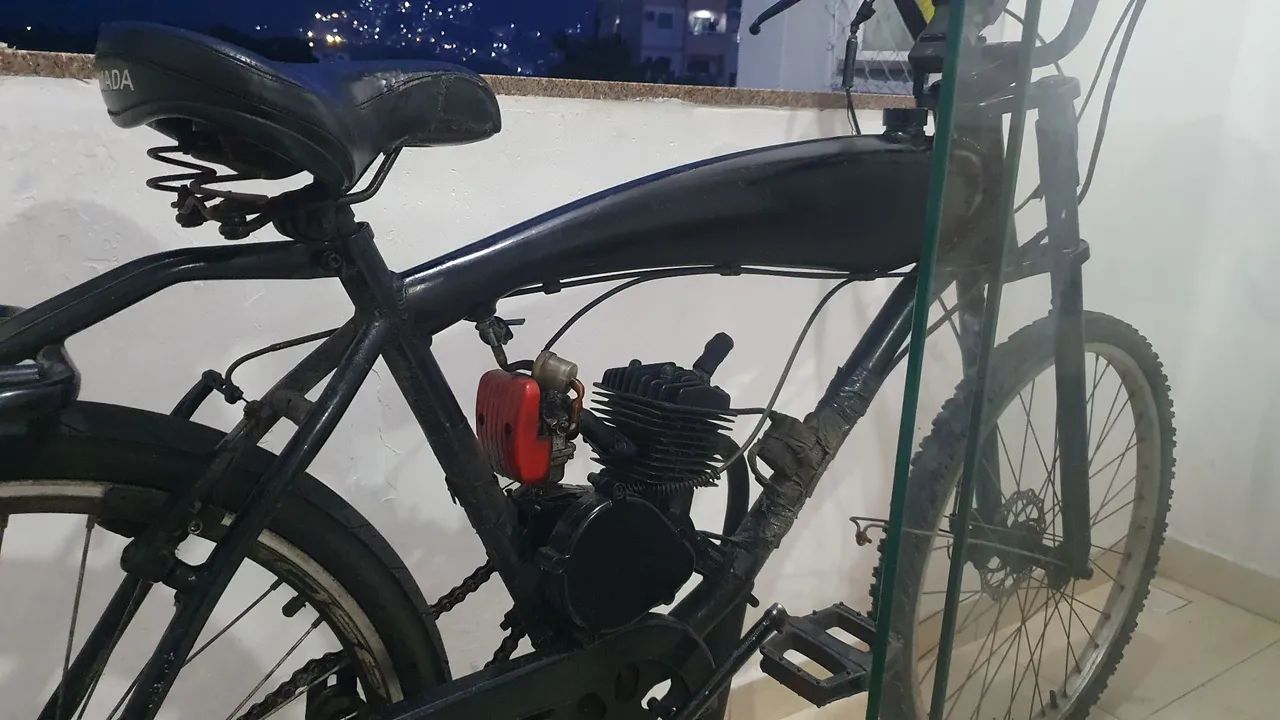 Bicicleta motorizada 80cc - Foto 4