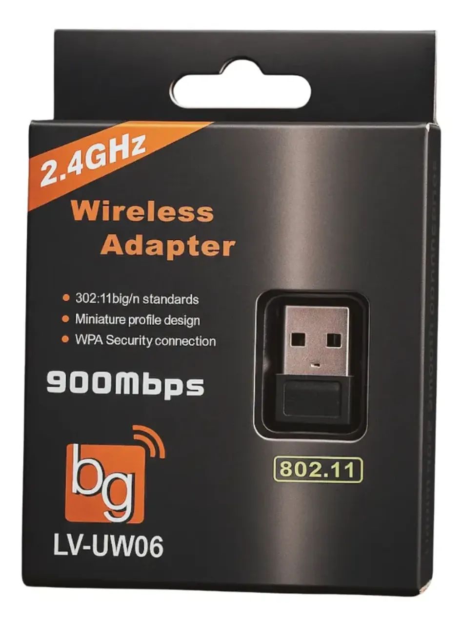 Adaptador Pendriv Wifi Wireless Notebook 900mbps 802.11n