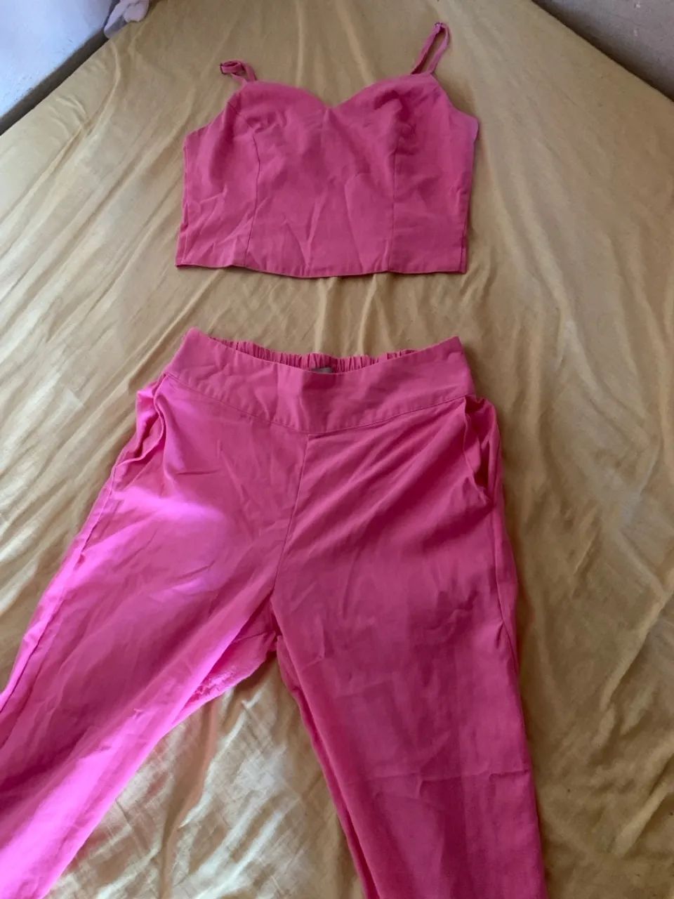 Conjunto rosa - tamanho M