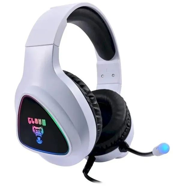 Headset Gamer Clanm Snow Mount Branco, RGB - Foto 3