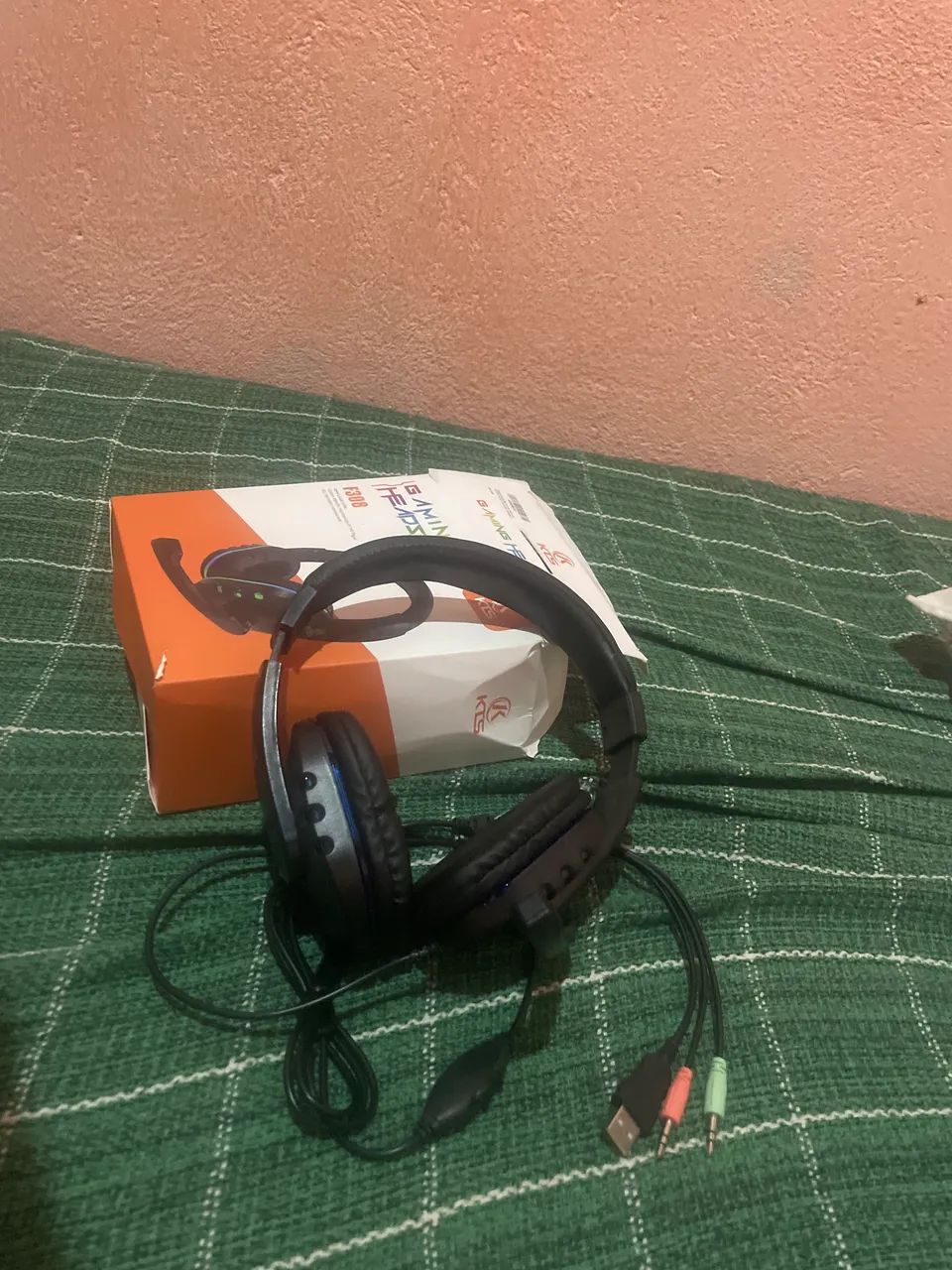 Headset Gamer RGB Led Com Microfone P2 P/ PC PS4 PS5 Xbox Celular Notebook - Foto 3