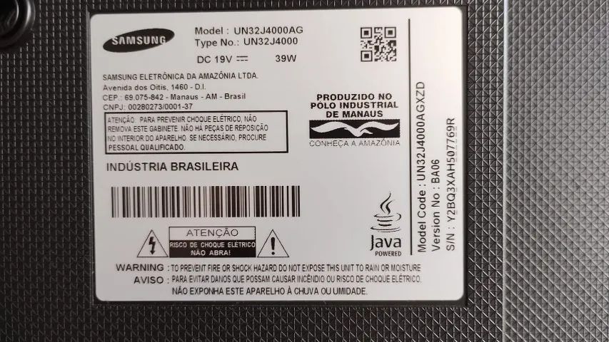 TV Samsung 32 Polegadas Tela Quebrada - Foto 5