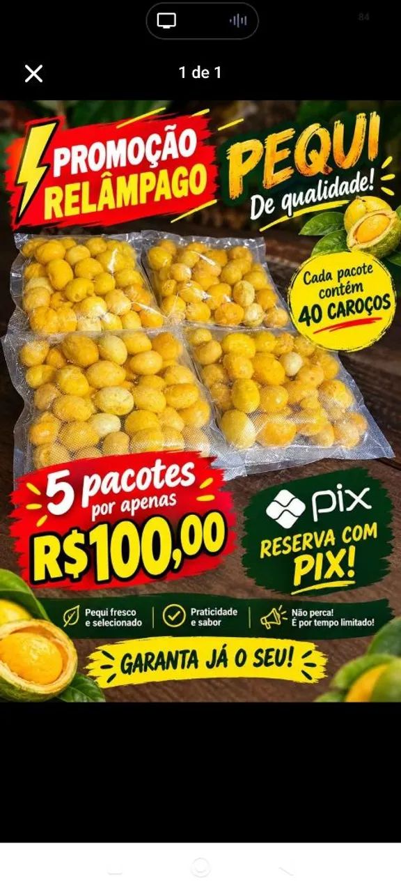 Pequi embalado 