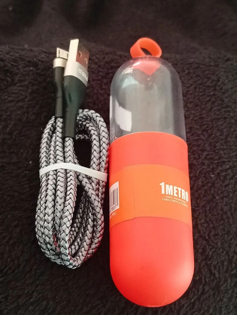 Cabo USB tipo V8 para celular 