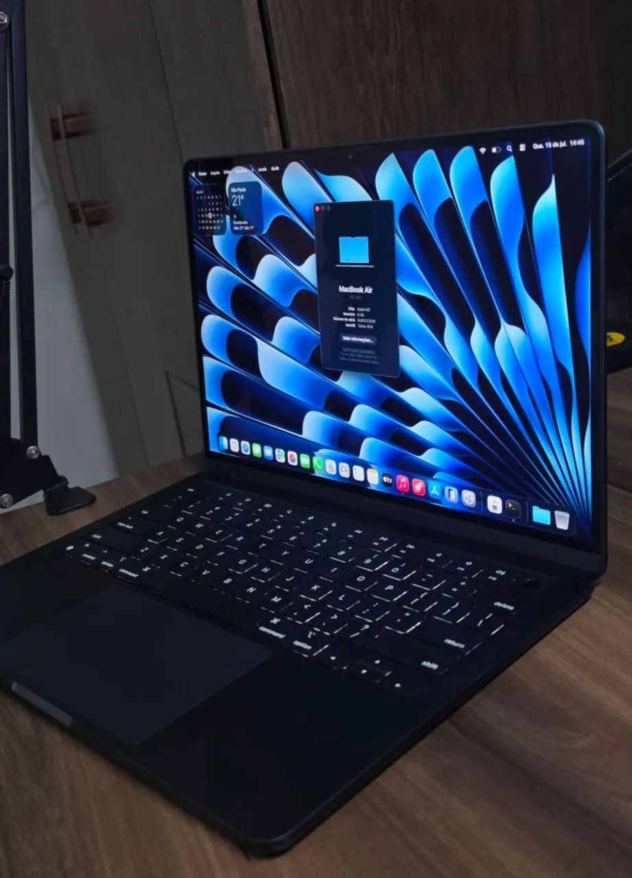 MacBook Air M2 13' Midnight - Impecável  - Foto 5