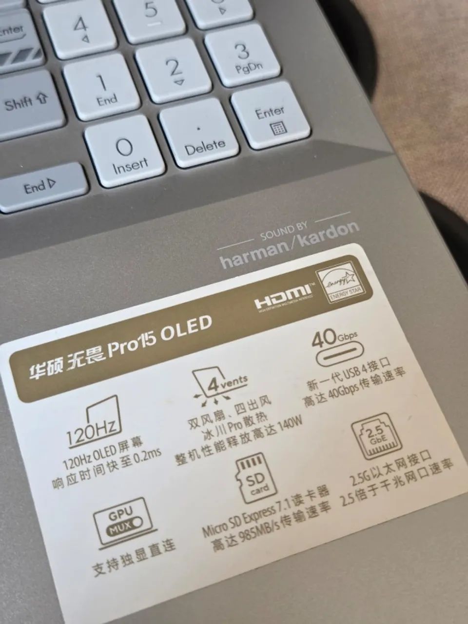 Notebook Asus Vivobook Pro 15 OLED | Ryzen 7 6800H | 32GB RAM