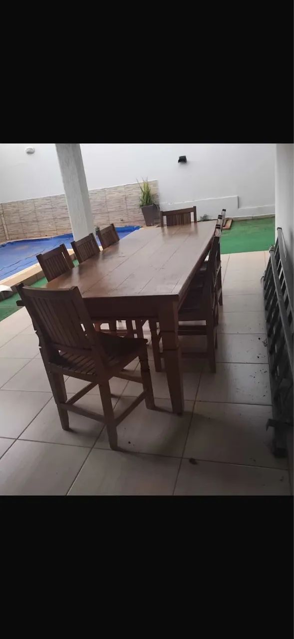 Vendo Mesa de madeira maciça! - Foto 3