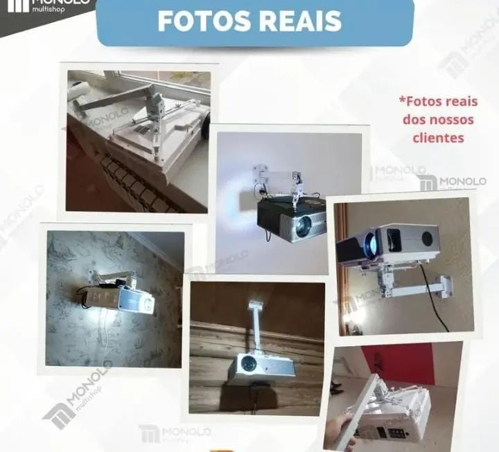 Suporte para Projetor Universal dará show multimídia  - Foto 5
