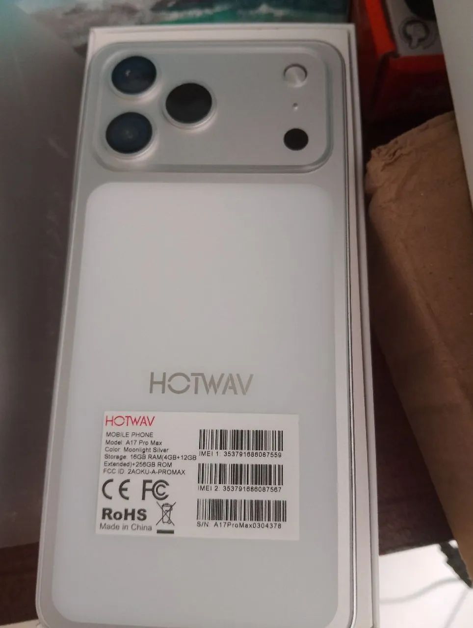 Celular A17 Hotwav 256/16 Gb - Foto 2