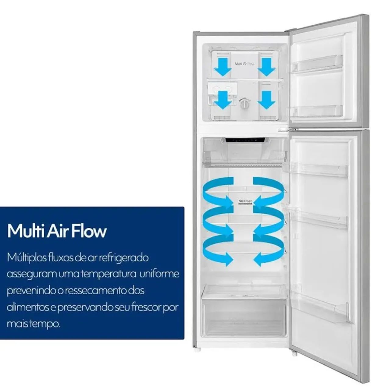 Geladeira MYSTIC DUAL INVERTER INOX - ZERADA!!!(FRETE INCLUSO