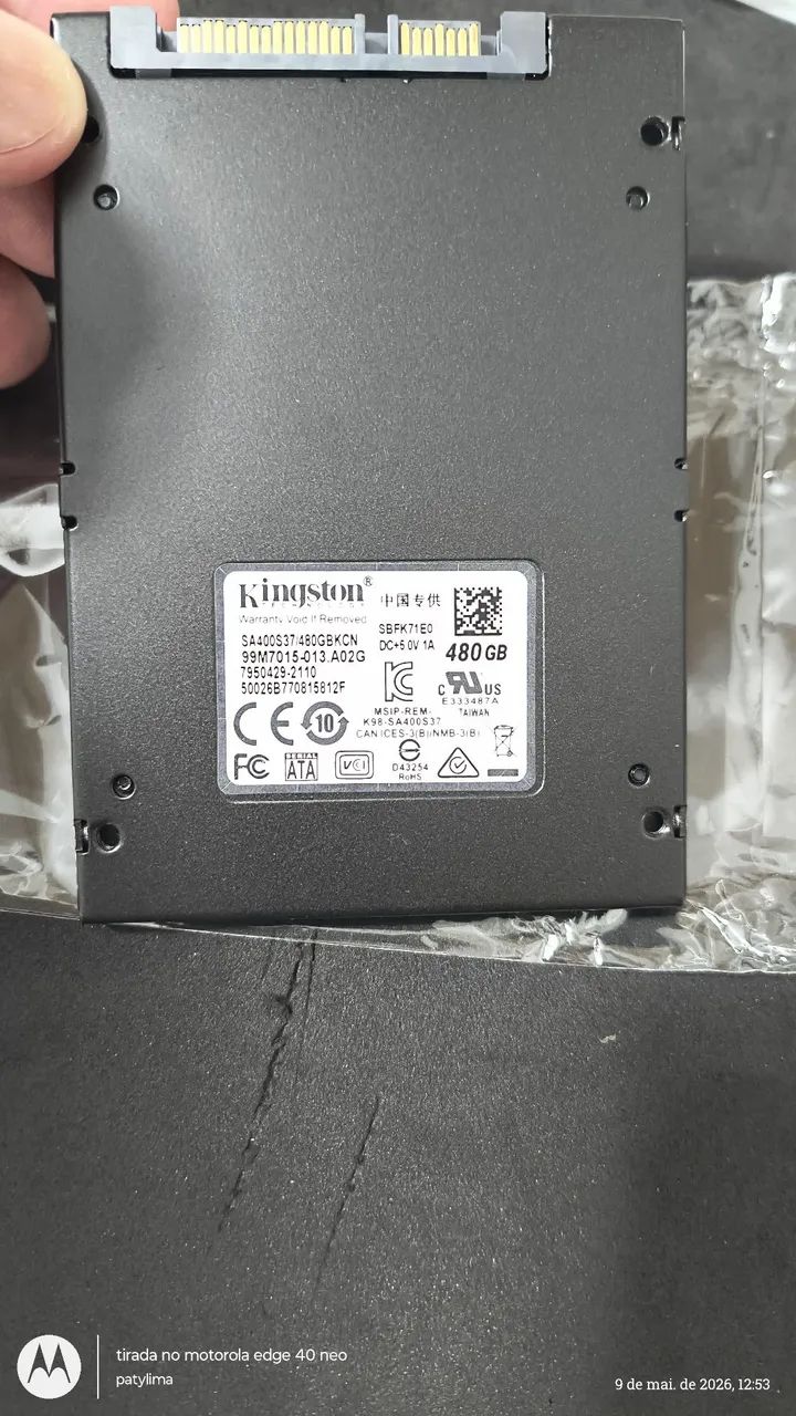 Ssd Kingston 480gb - Foto 2