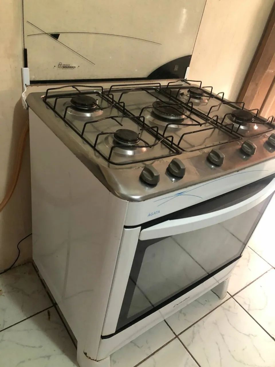 FOGÃO ELÉTRICO 5 BOCAS TODO BOM, CONSERVADO  - Foto 2
