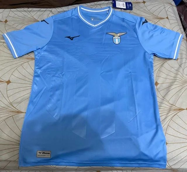 camisa mizuno lazio home 2023/24