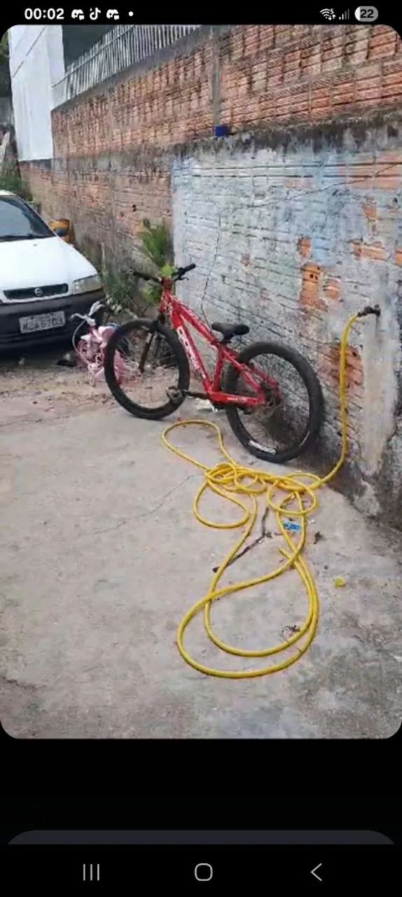 Vendo gios freeride vermelha só pegar e andar  - Foto 2