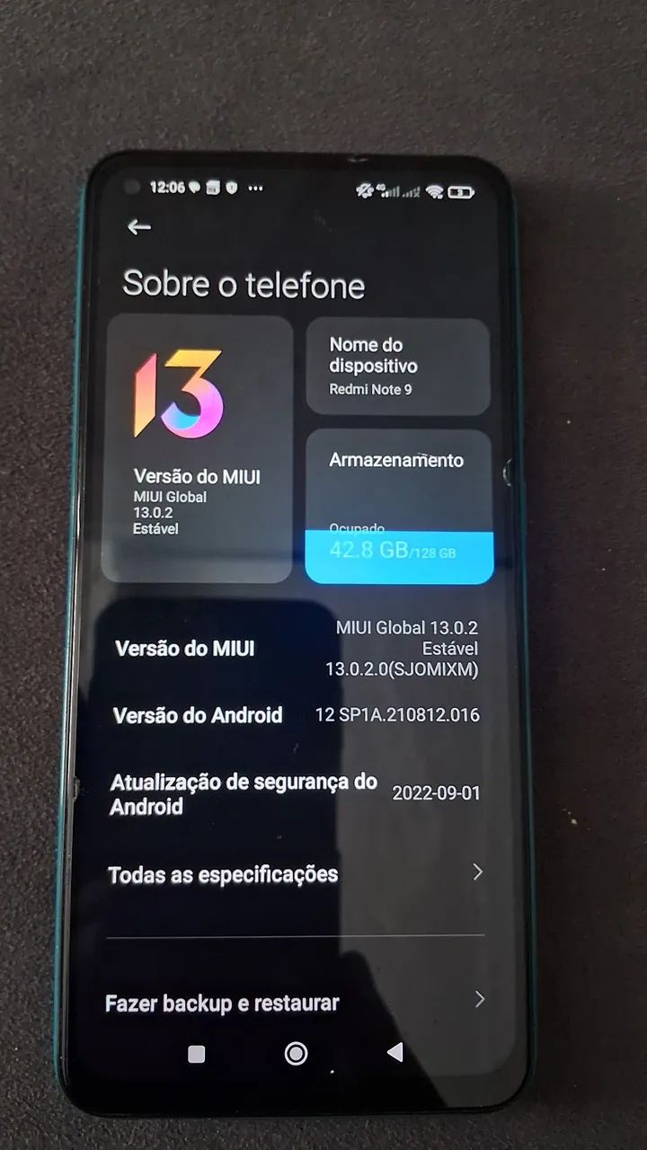 Redmi Note 9 - Foto 3