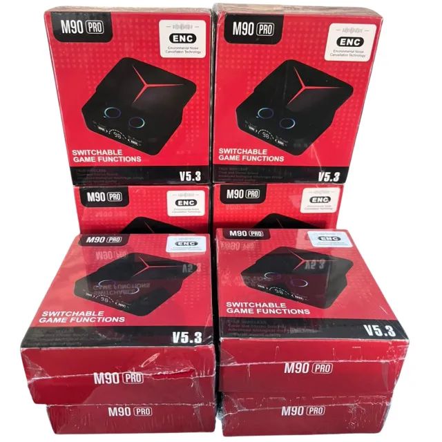 Fone Bluetooth Gamer M90 Pro Sem Fio V5.3 Com Case