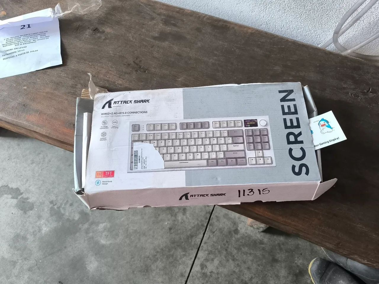 Teclado attack shark K86 preto - Foto 4