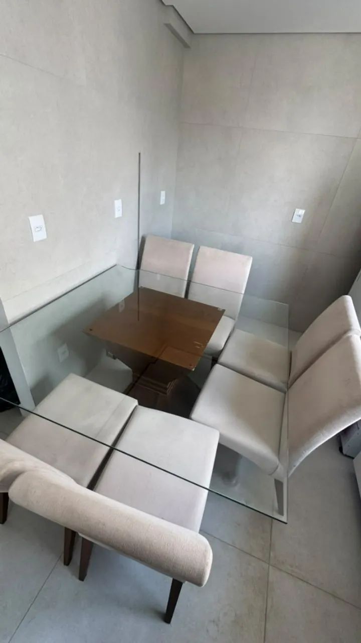 Mesa de jantar 6 cadeiras