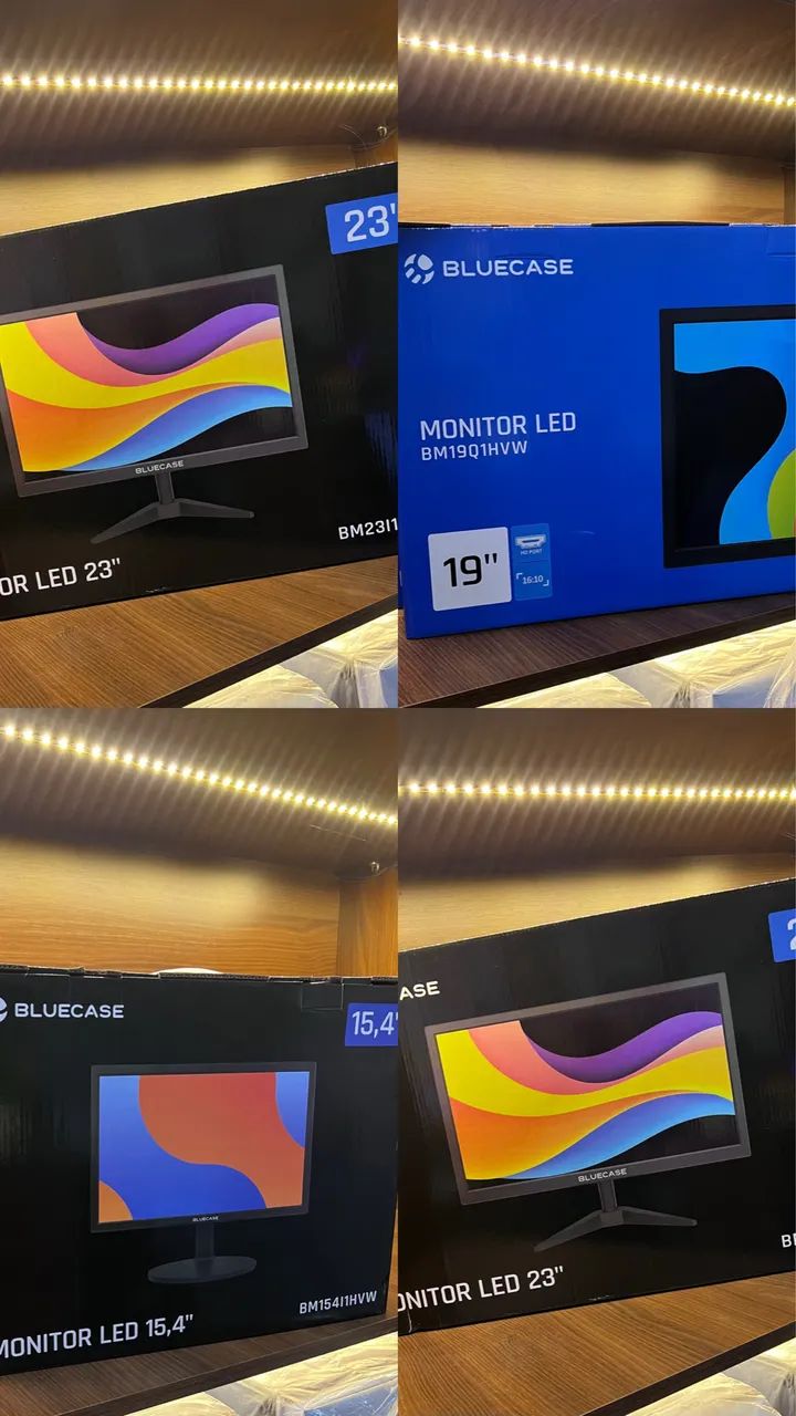 Monitores 15,4 / 19 / 21 / 23,6 Polegadas Bluecase 