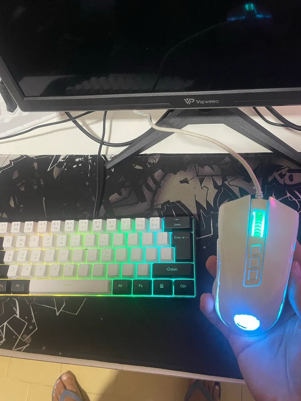 Teclado, mouse e mouse pad gamer  - Foto 4