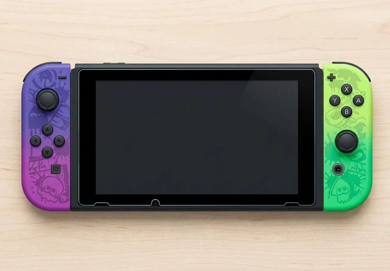 ? Nintendo Switch V2 Completo + Joy-Cons Splatoon 3 - Foto 2