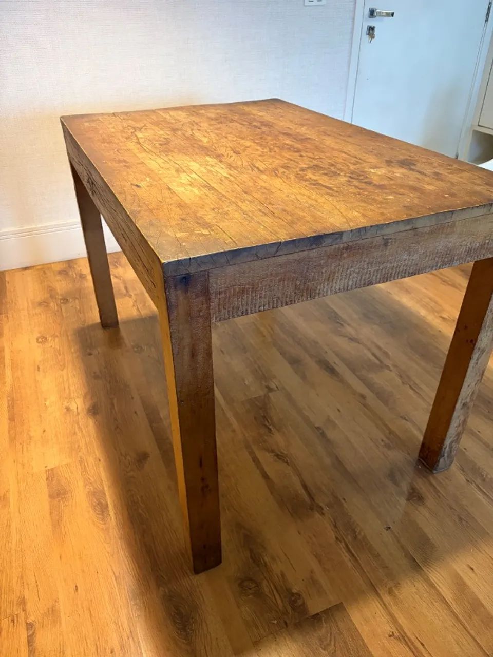 Mesa rústica - madeira de demolição  1,20cm