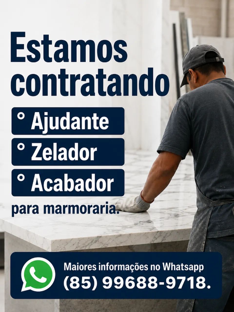 Estamos com vagas disponíveis