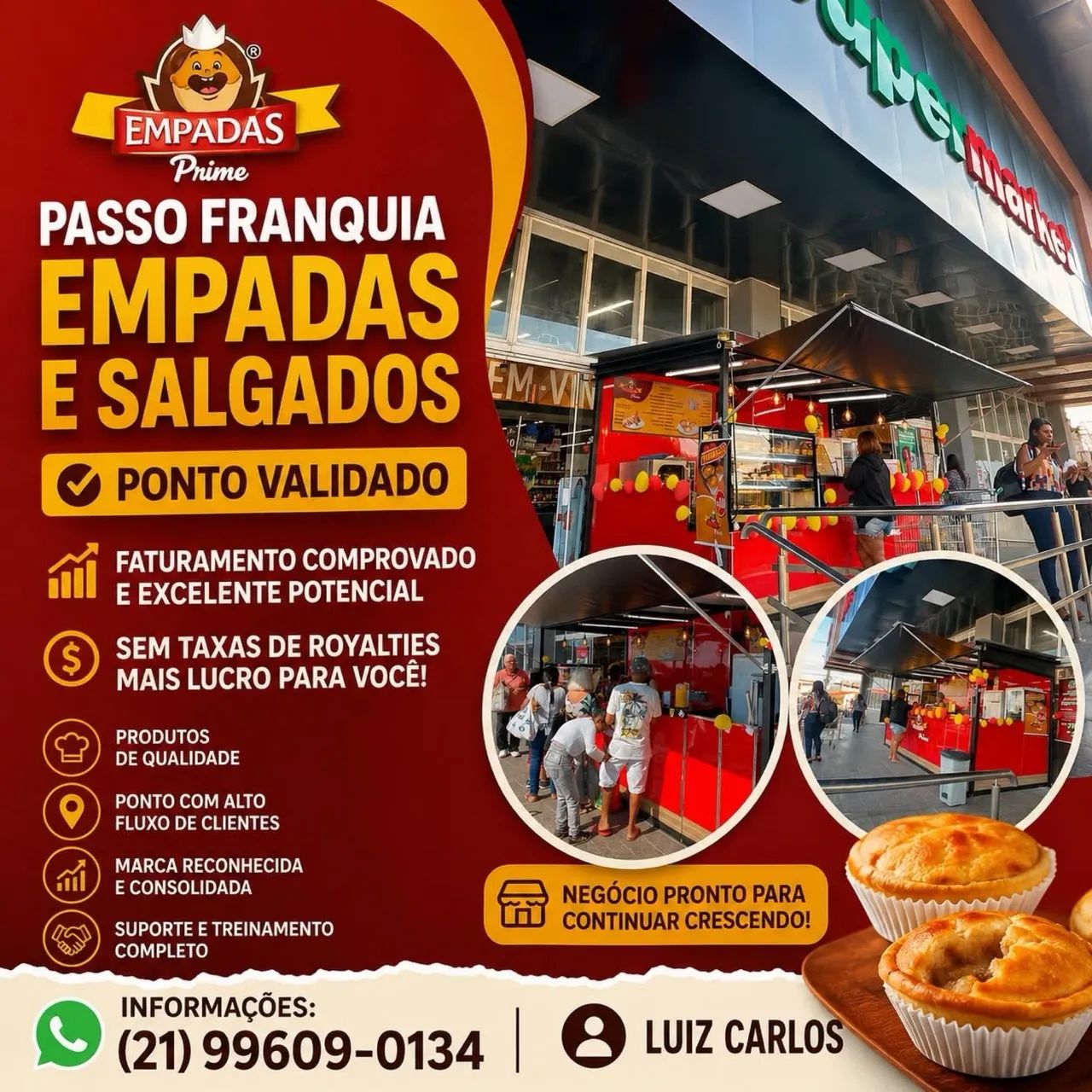 Quiosque franquia de empadas e salgados  - Foto 3