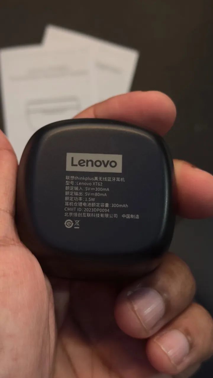 Fone Bluetooth Lenovo Thinkplus XT62 TWS - Preto - Foto 4