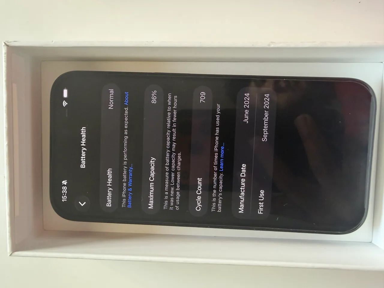 iPhone 15 pro 256gb preto c/ NF e caixa - Celulares e Smartphones
