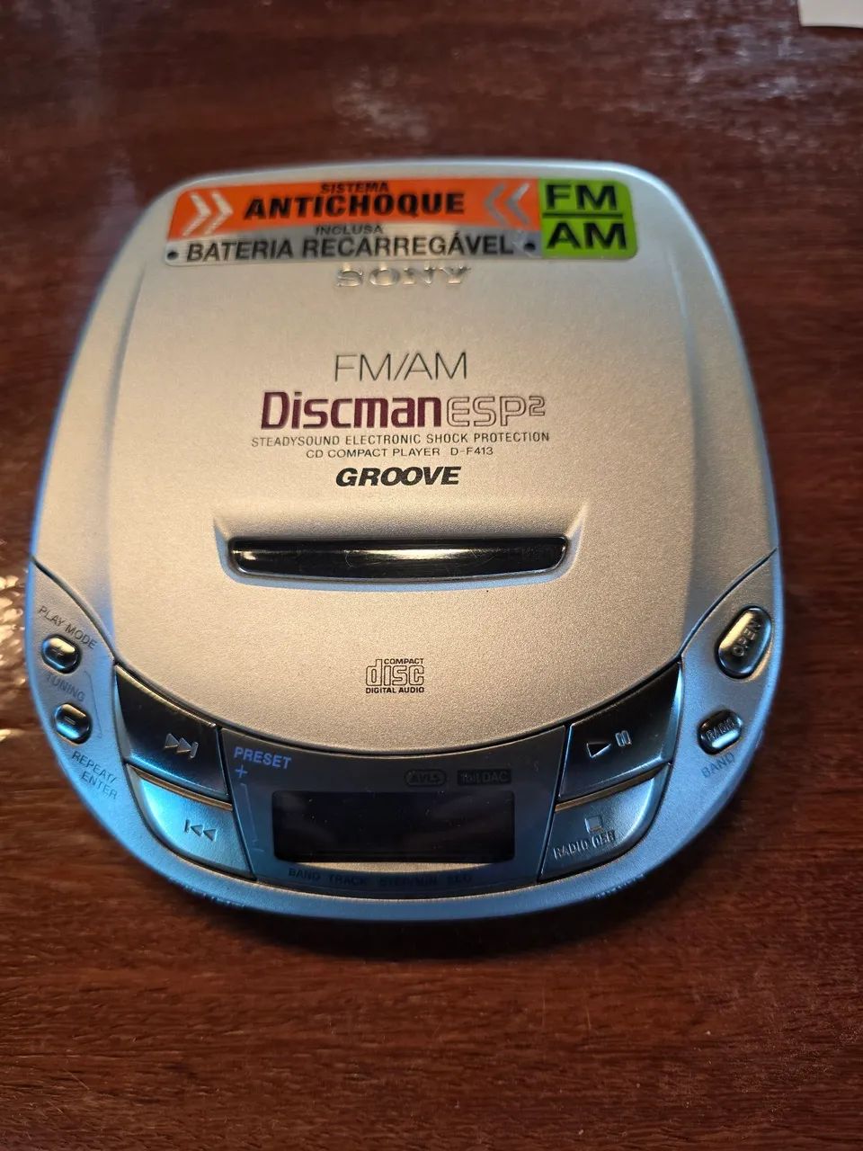 DISCMAN SONY ESP2 D F413 GROOVE