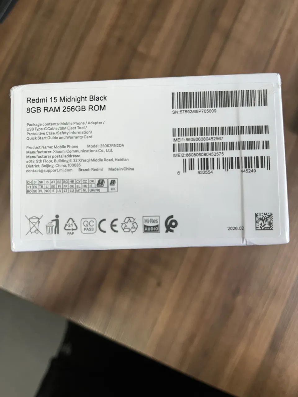 Redmi 15 256gb Lacrado, nunca usado. - Foto 2