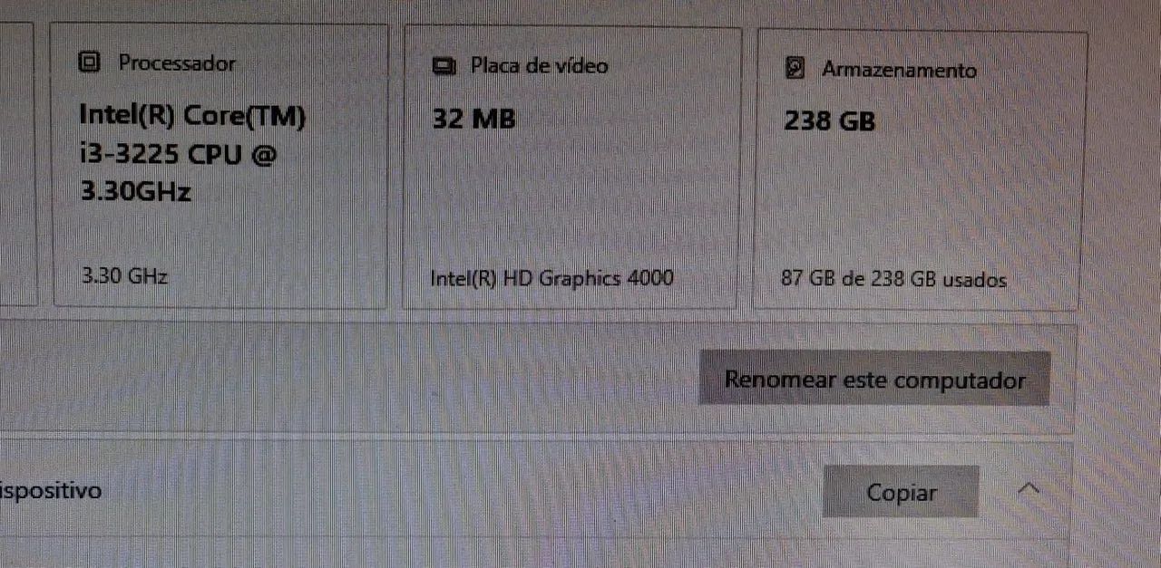 Computador Intel Core i3 SSD 256GB - Foto 2
