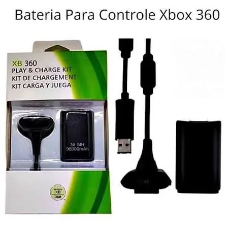 Kit cabo e bateria controle Xbox;) entrega gratis 