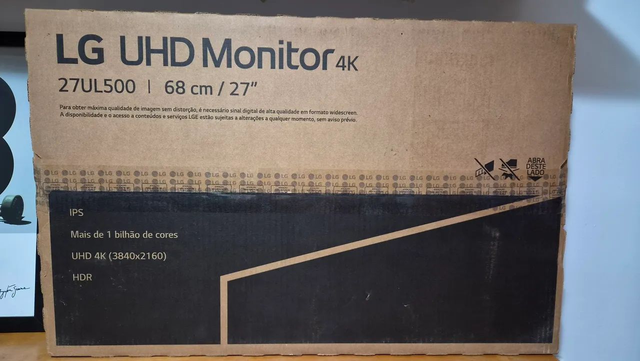 Monitor LG 27UL500-W 27 4K IPS HDR10 com caixa - Foto 2