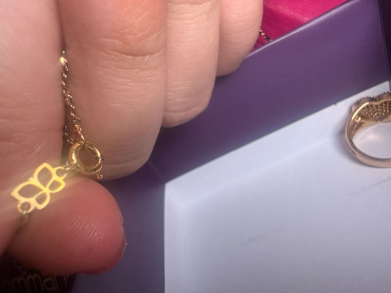 Conjunto Anel + Colar e pingente Romannel 18k - Foto 4