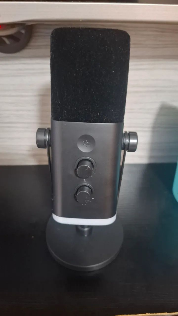 Microfone Fifine Usb/xlr Am8 Dinâmico Cardioide Cor Preto - Foto 3