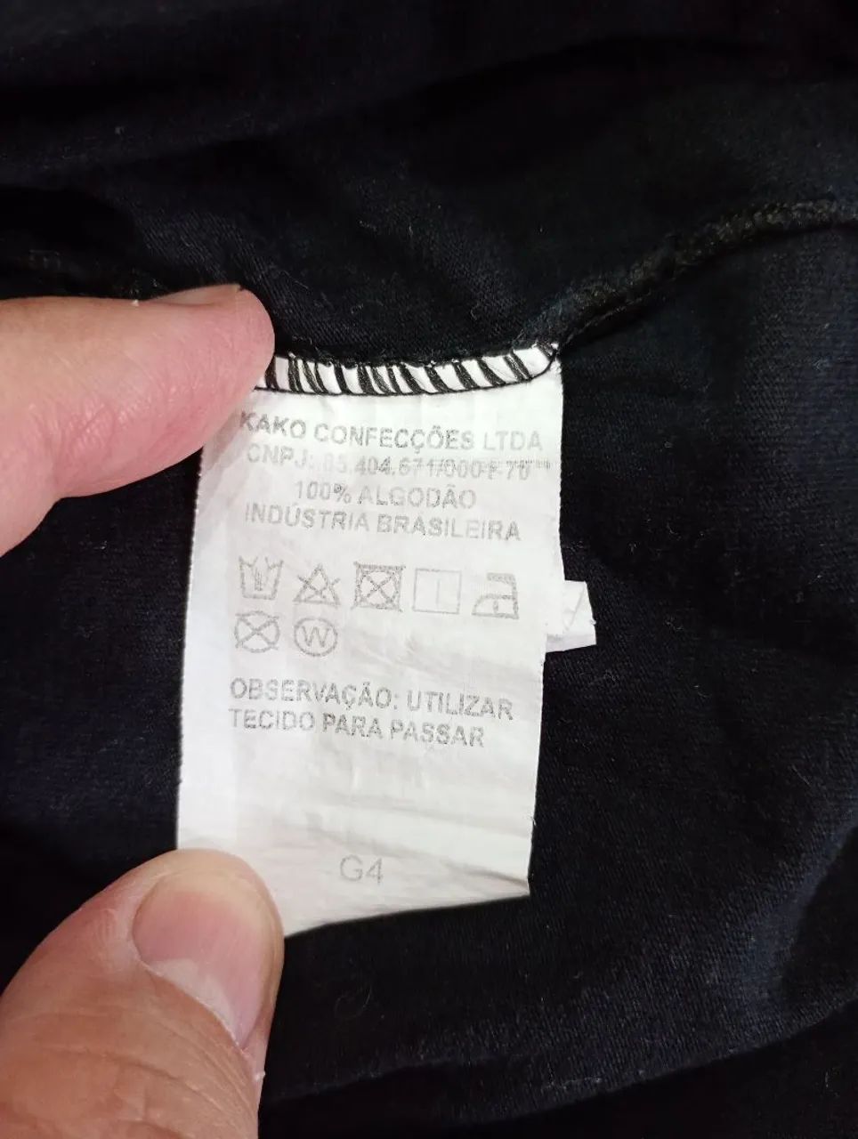 2 camisetas manga curta tamanho G4 - Foto 3